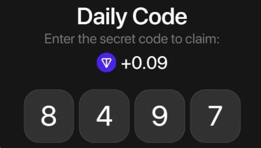 TonHash Daily Secret Code 17 May 2025